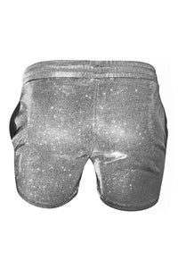 Glitter Shorts (Silver)