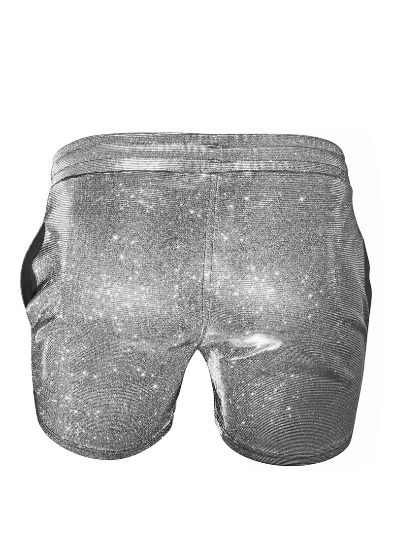 Glitter Shorts (Silver)