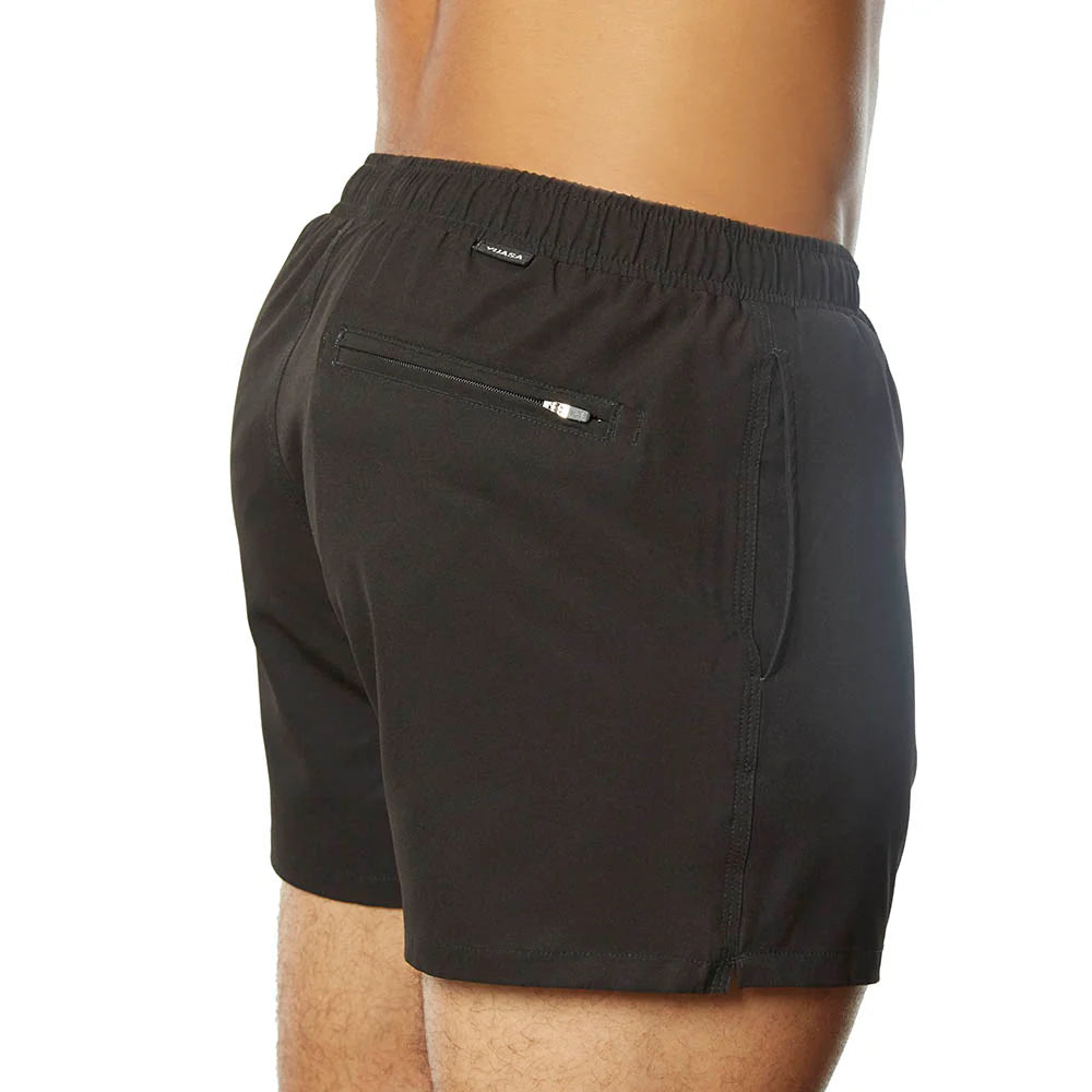 Solid Swim Short - 3.5" (Black)