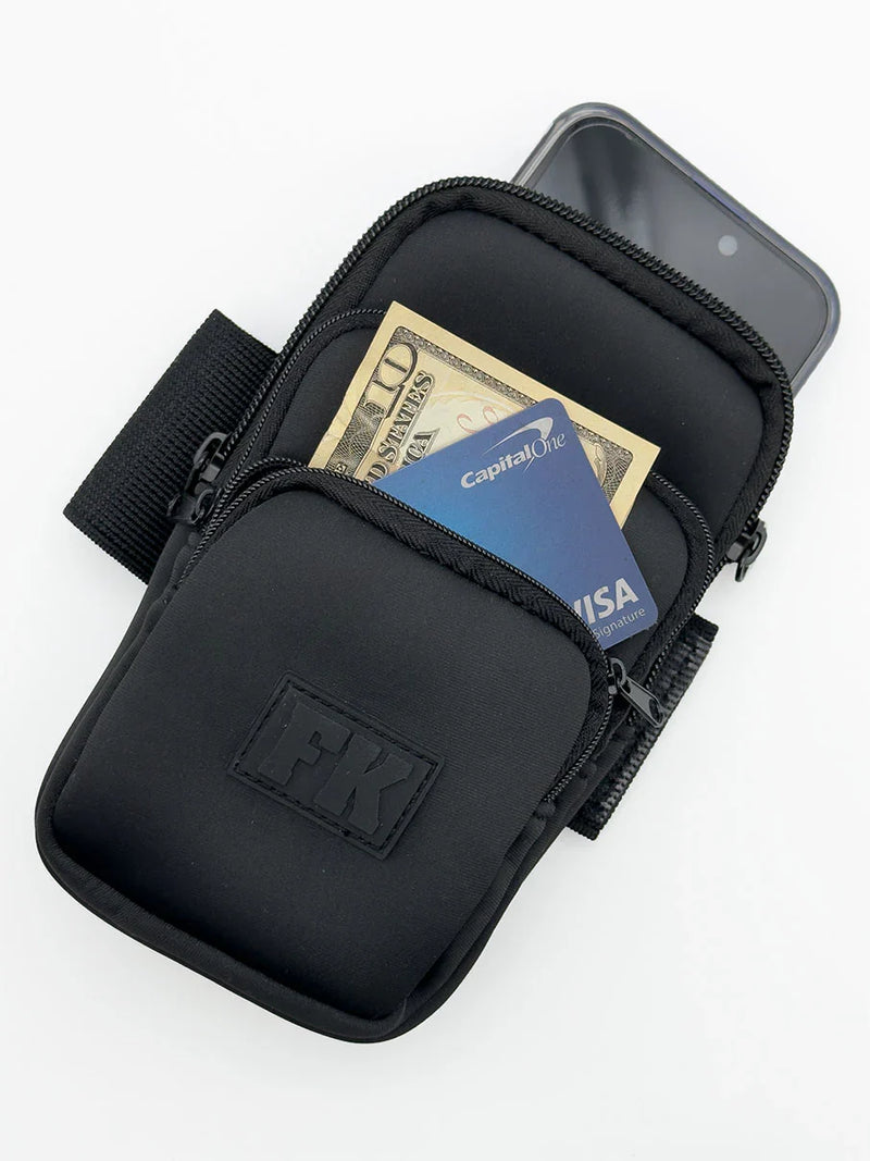3 Pocket Neoprene Pouch (Black)
