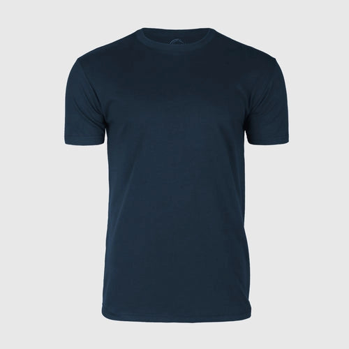 ◆SATUR◆ Classic small logo short sleeve t-shirt navy Short Sleeve Crew T-Shirt (Navy) – Brick & Mortar