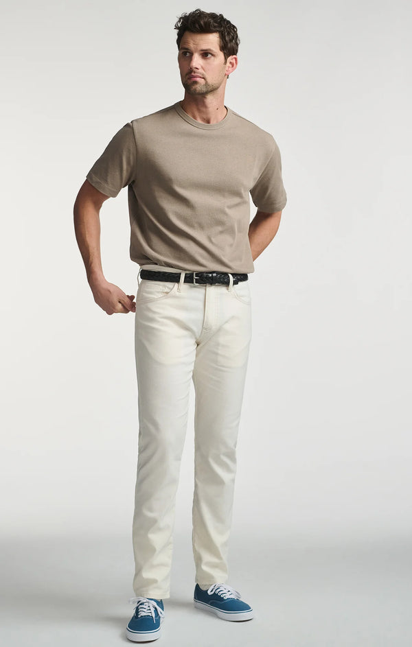 Jake Slim Leg (Off White Linen)