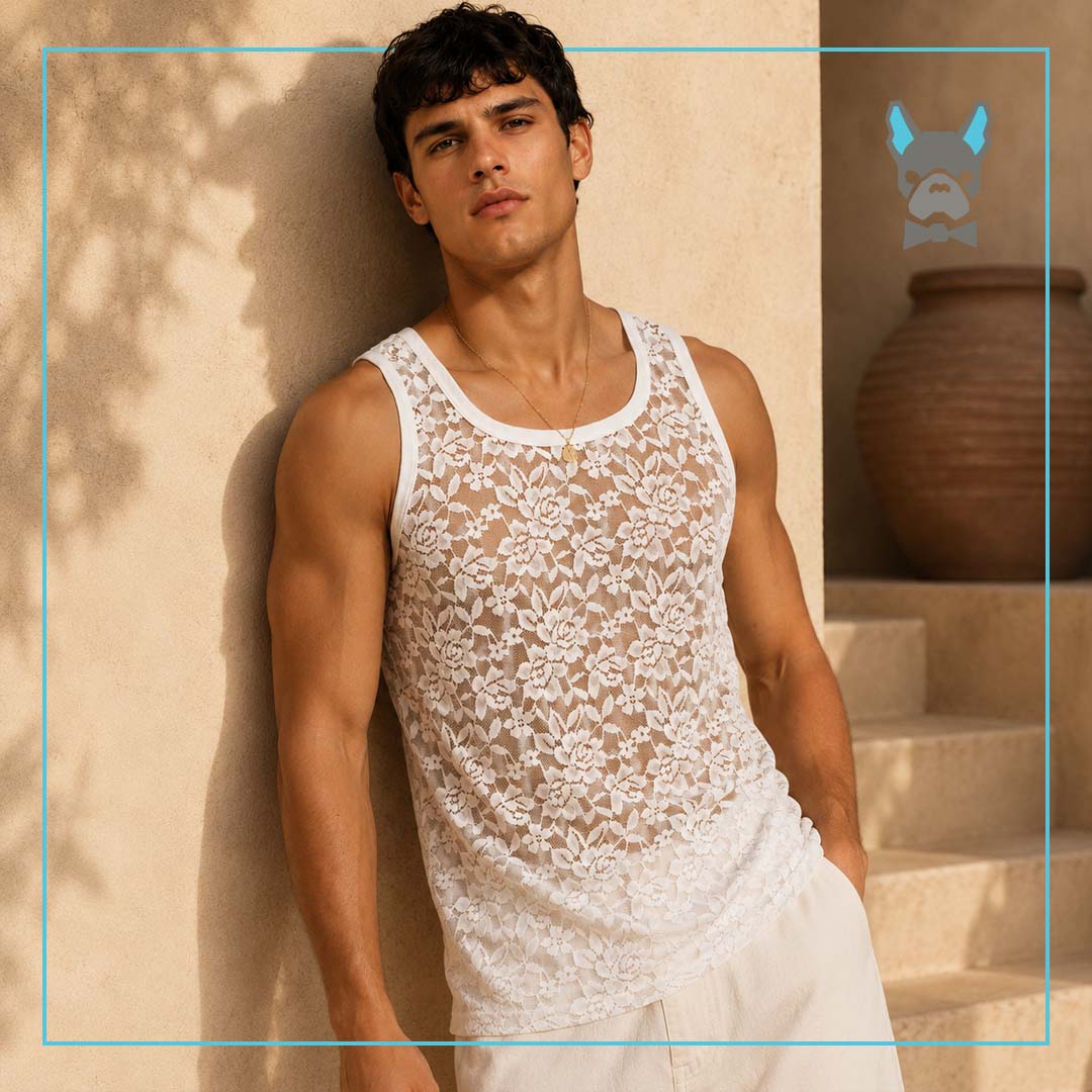White Lace Tank