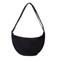 Athletic Crescent Crossbody Bag (Black)