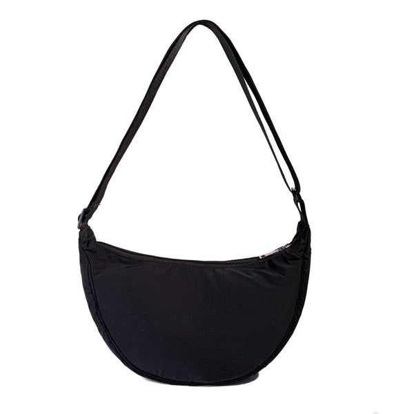 Athletic Crescent Crossbody Bag (Black)