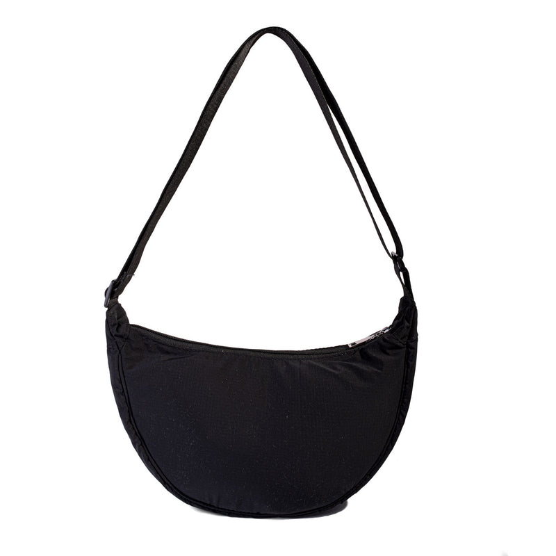Athletic Crescent Crossbody Bag (Black)