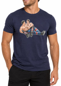 Down to Puck Tee (Heather Midnight Navy)