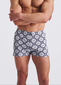 Printed Swim Shorts (Lilac/Purple)