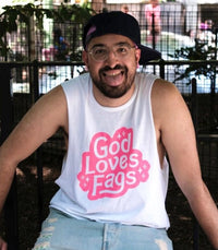 God Loves Fags Tee (White)
