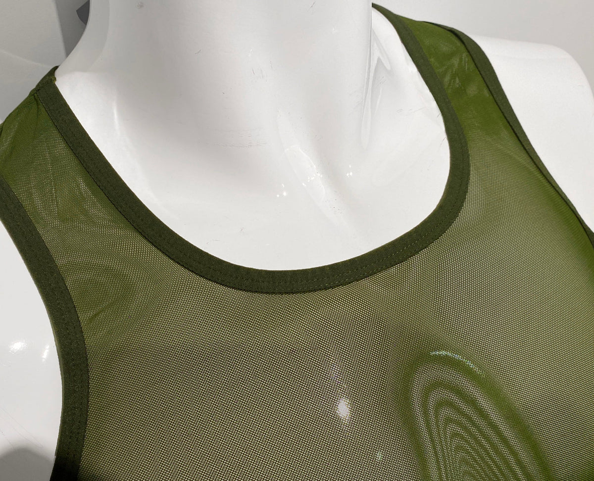 Fine Mesh Tank (Army Green)
