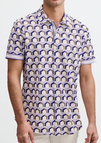 Performance Short Sleeved Shirt (Blueberry)