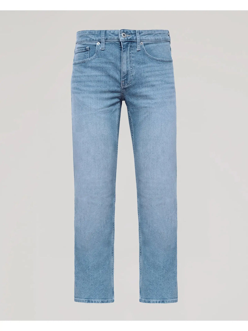 Straight Low Stretch Jeans (Light Indigo)