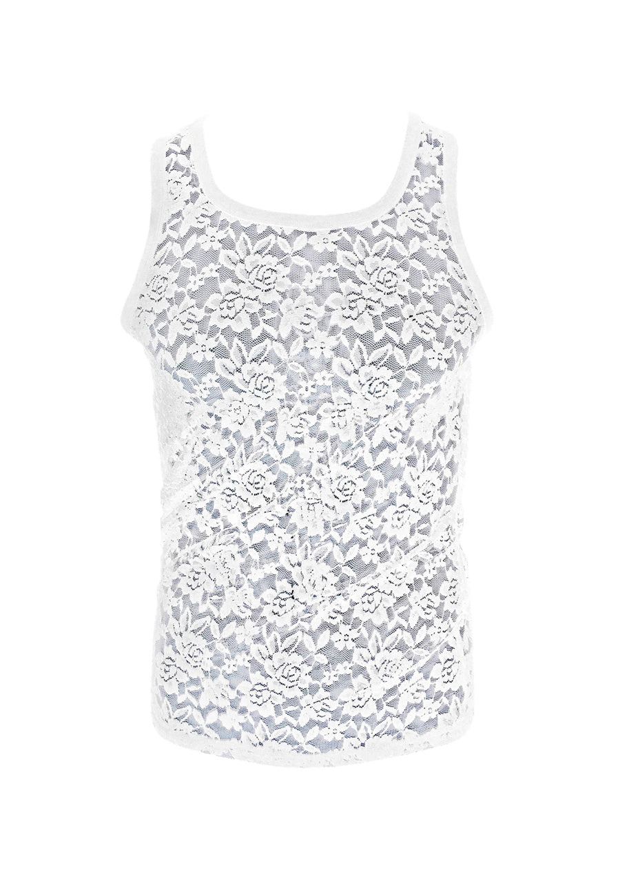 White Lace Tank