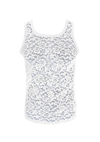 White Lace Tank