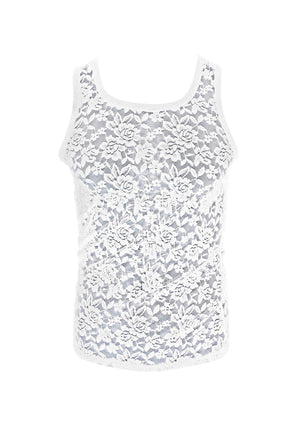 White Lace Tank