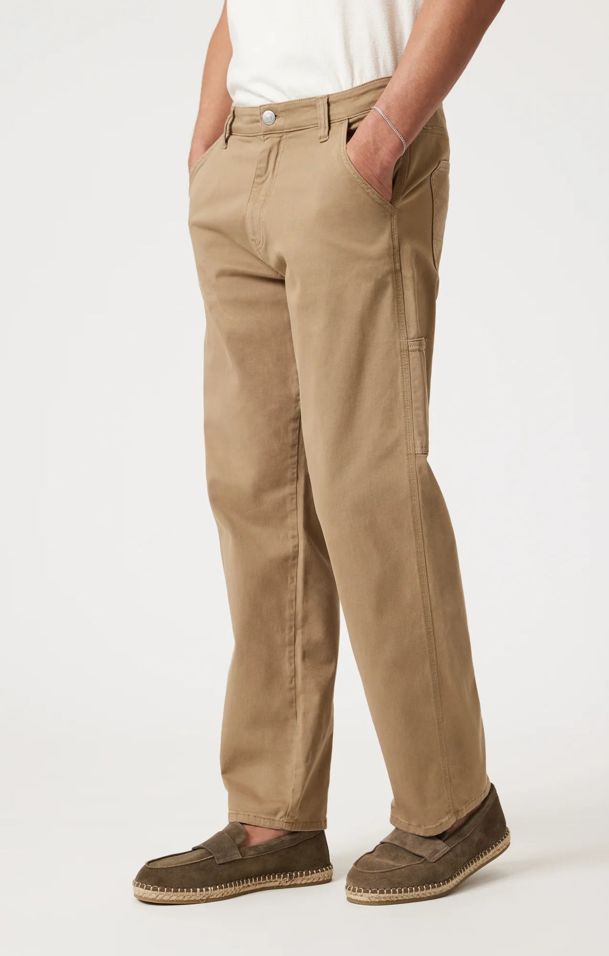Oxford Loose Straight Leg Carpenter