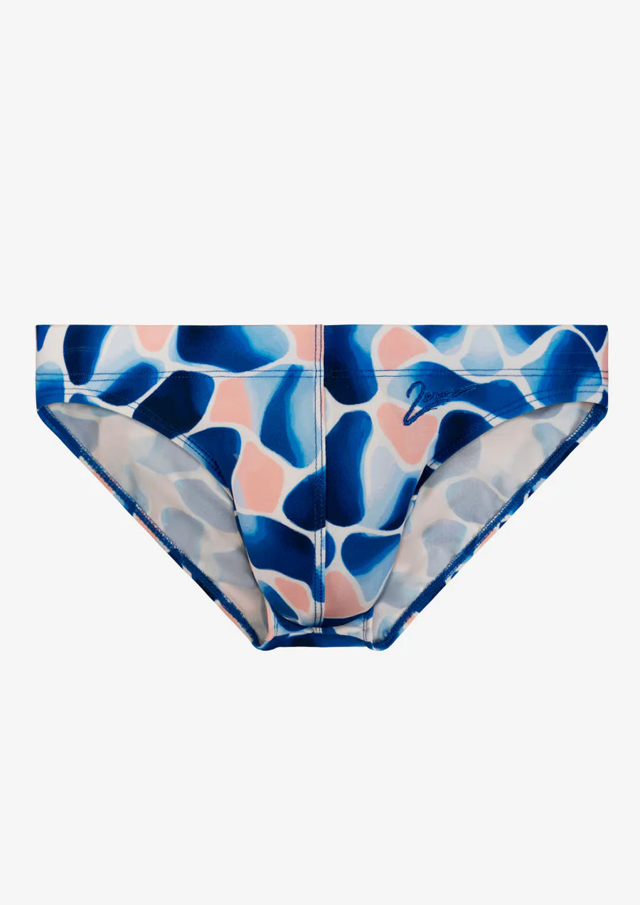 Abstract Swim Brief (V20) (Aqua)