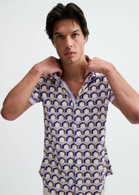 Performance Short Sleeved Shirt (Blueberry)