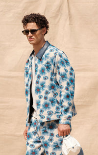 Tapestry Jacket (Blue Floral)