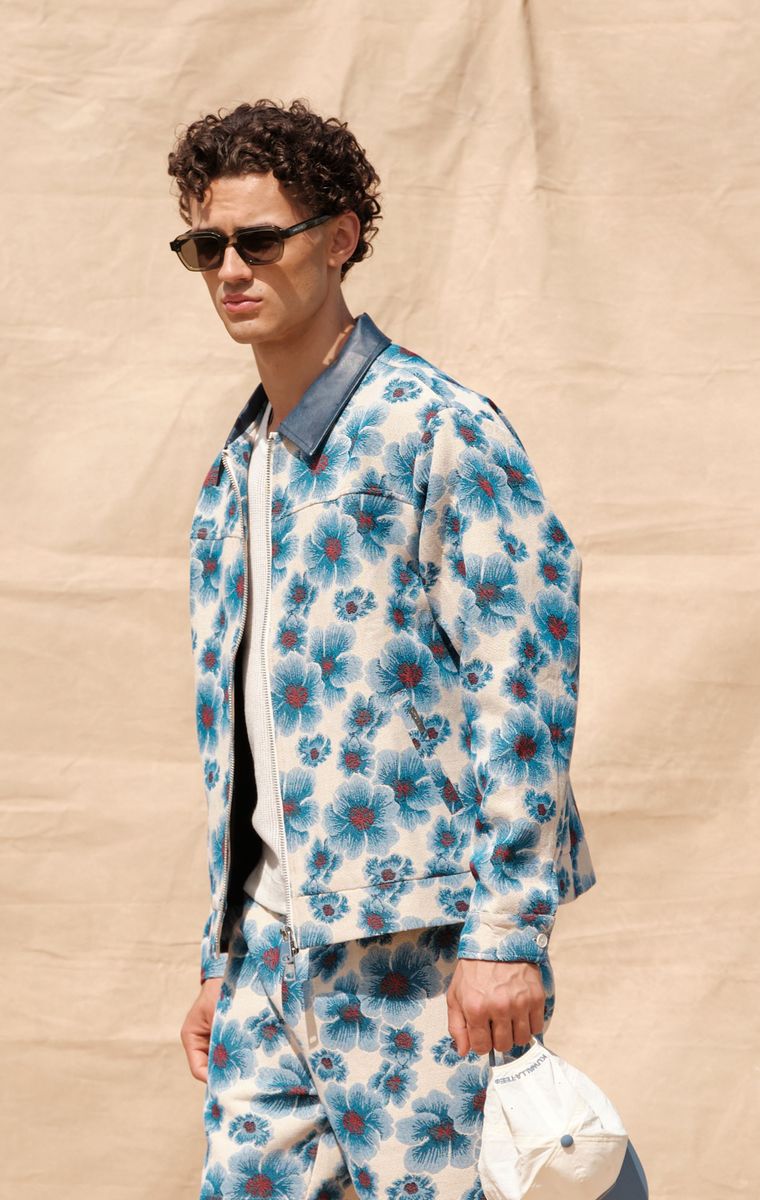 Tapestry Jacket (Blue Floral)