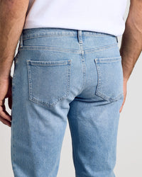 Straight Low Stretch Jeans (Light Indigo)