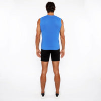 Open Knit Vest (Azure)