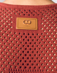 Amalfi Singlet (Burnt Brown)