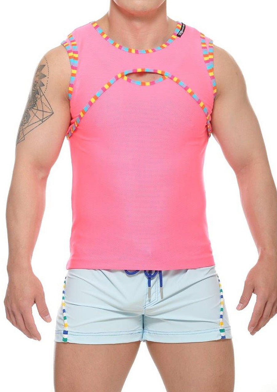 Frey Pride Tank Top + Harness (Pink)