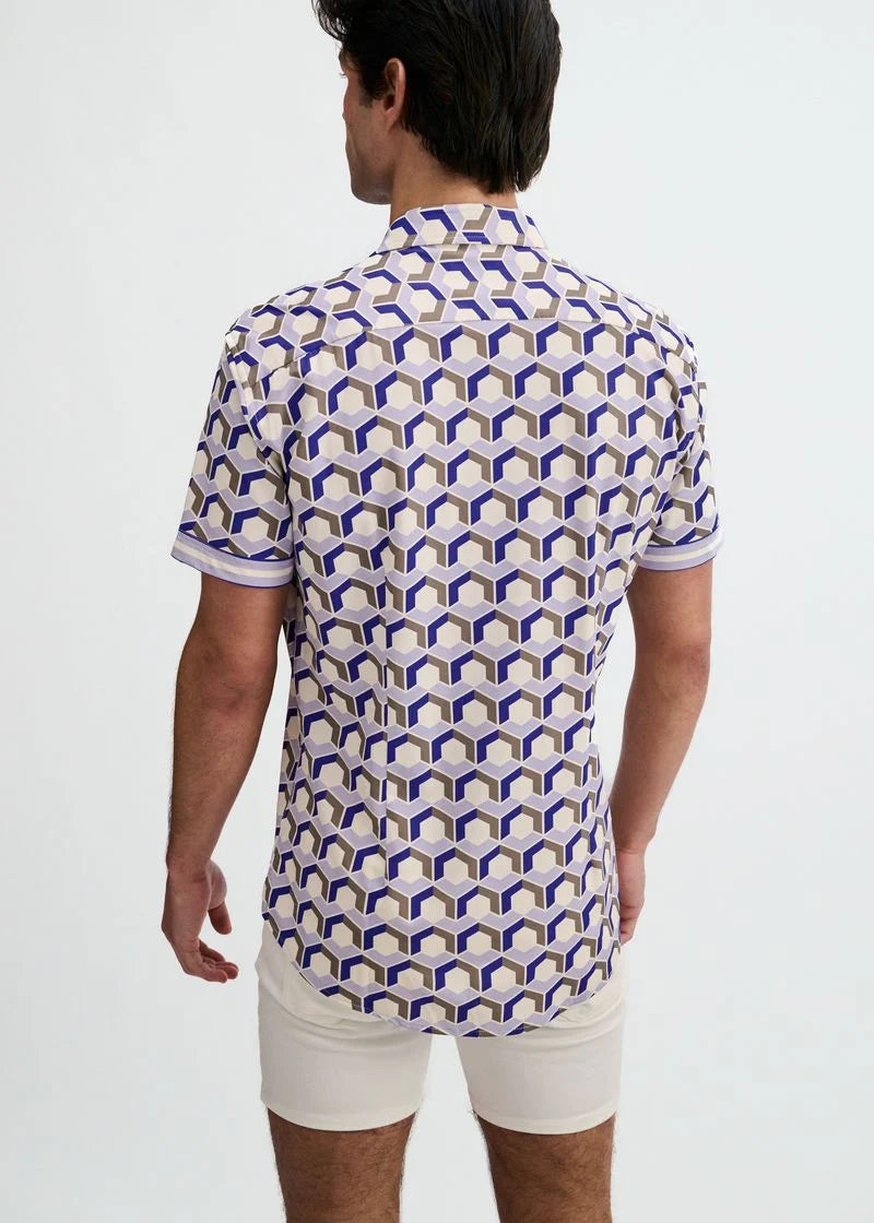 Performance Short Sleeved Shirt (Blueberry)
