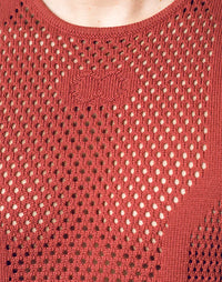 Amalfi Singlet (Burnt Brown)