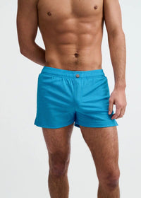 Seersucker Swim Shorts (Cobalt)