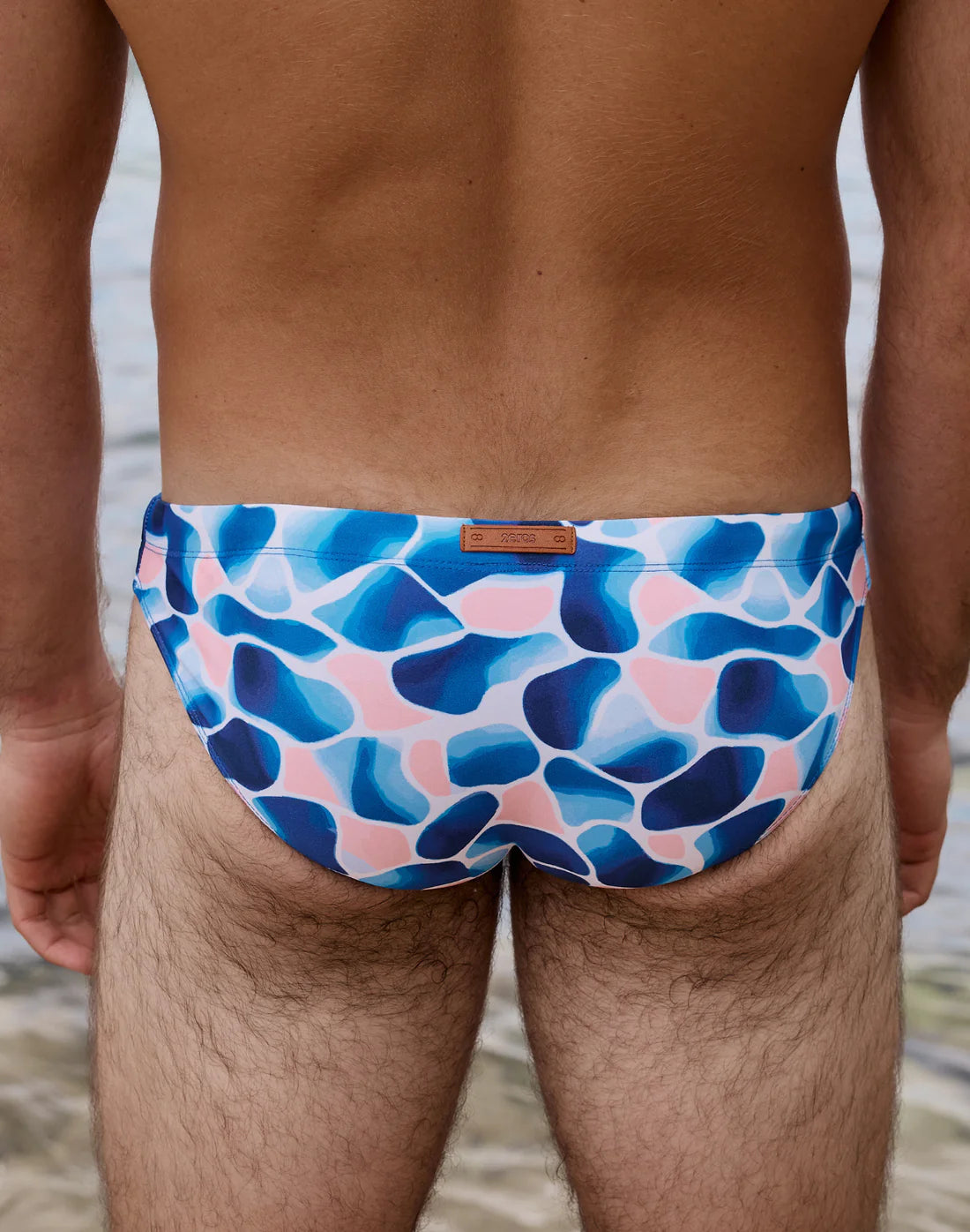 Abstract Swim Brief (V20) (Aqua)