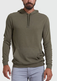 Waffle Hoodie (Military Green)