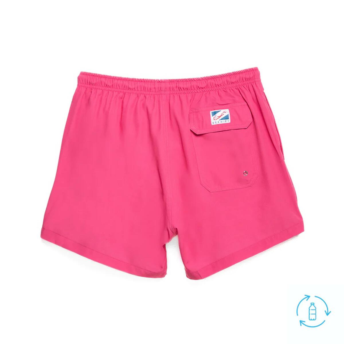 Pink to Palm Color Change Swim Trunks