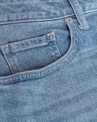 Straight Low Stretch Jeans (Light Indigo)