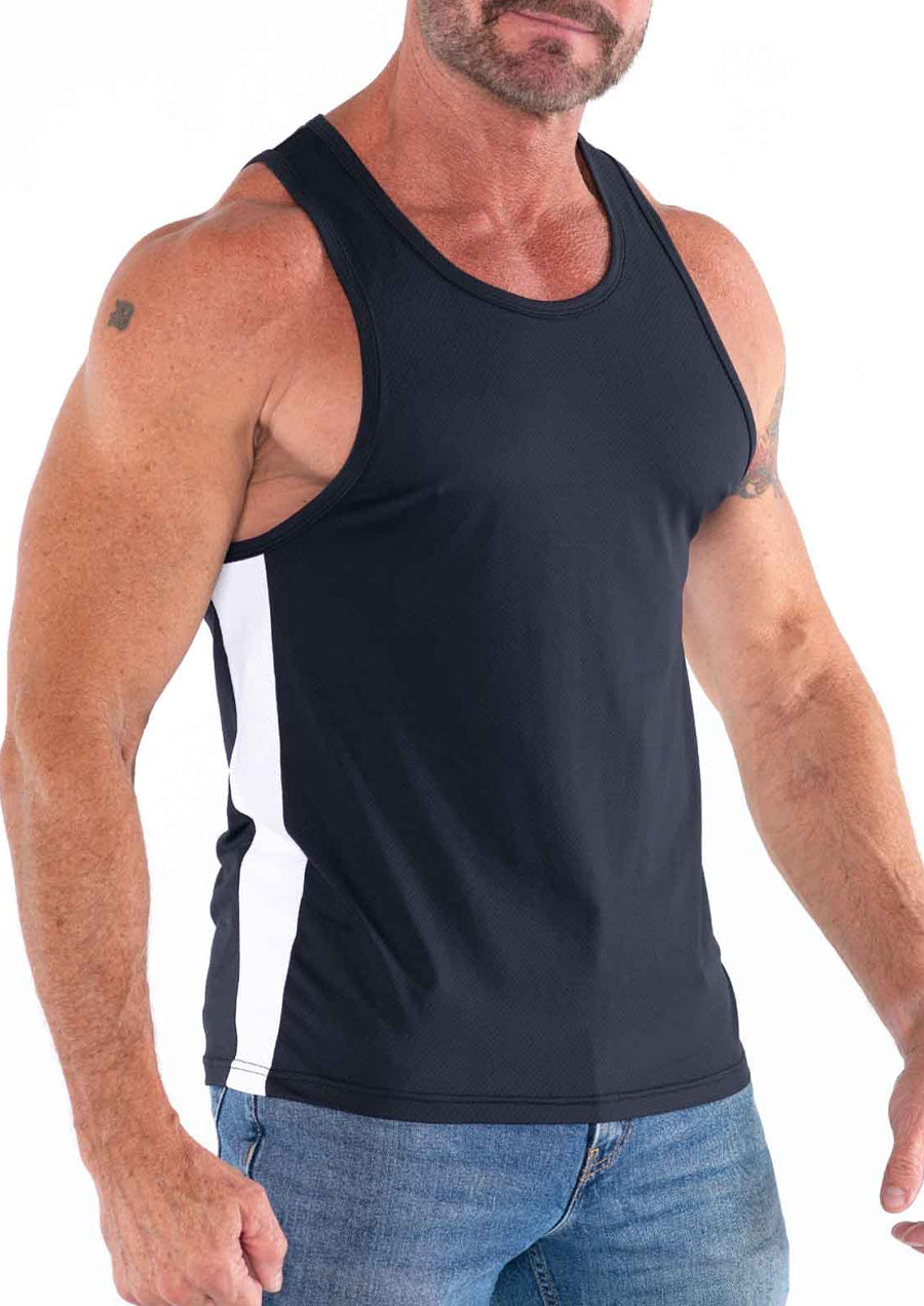 Race Point Tank Top (Black)