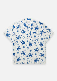 Linen Yacht Shirt (Pegasus Cream)