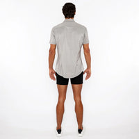 Stretch Jersey Knit Shirt (Chestnut)