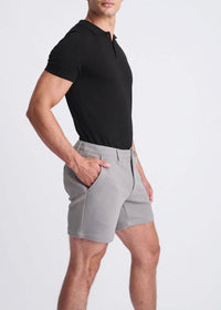 Textured Stretch Chino Short (Lunar)