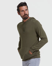 Waffle Hoodie (Military Green)