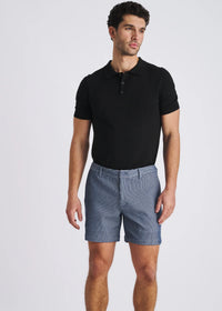 Textured Stretch Chino Short (Sky)