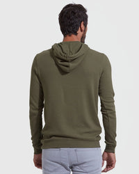 Waffle Hoodie (Military Green)