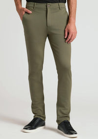 Slim Comfort Knit Chino (Military Green)
