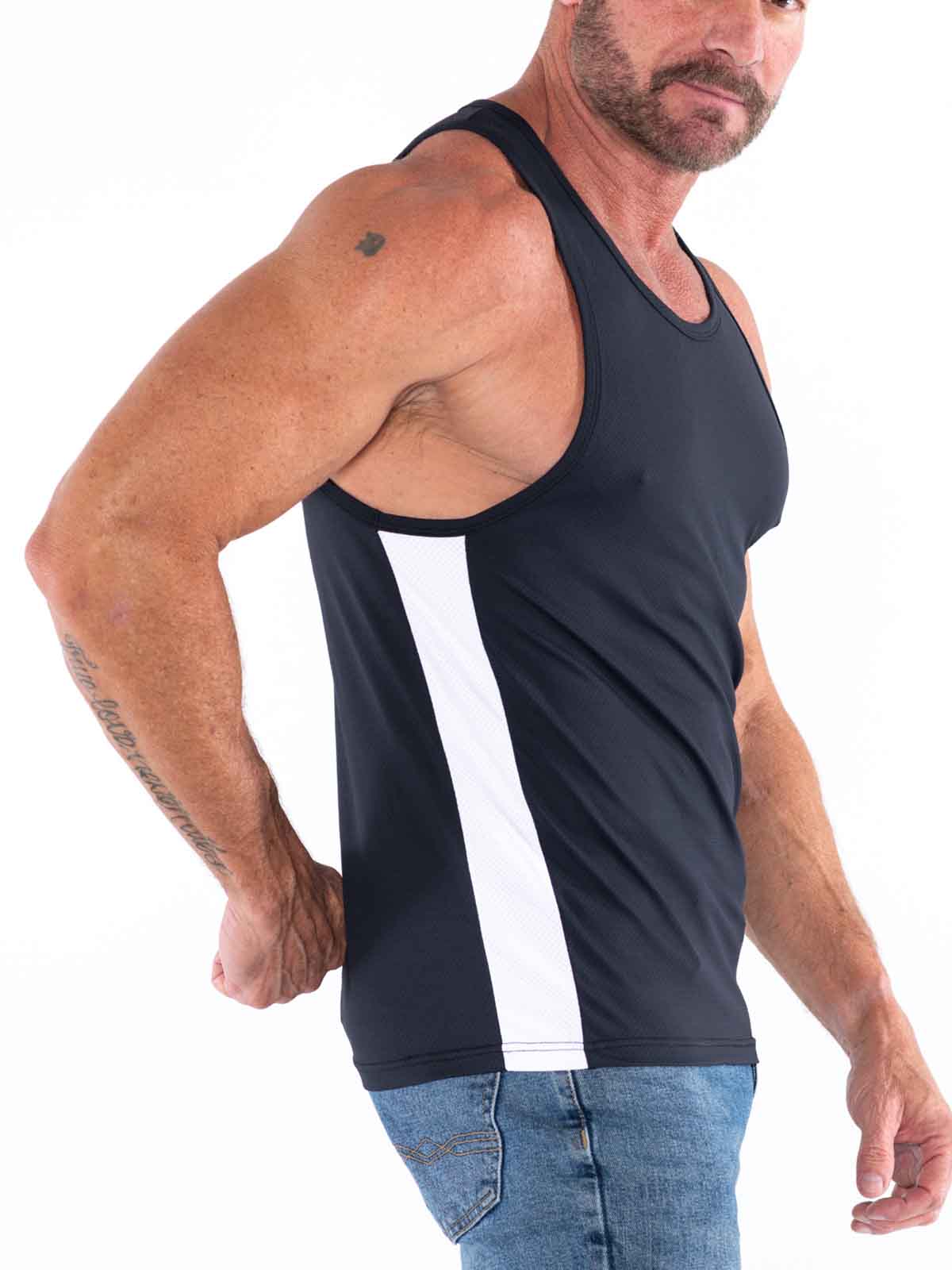 Race Point Tank Top (Black)