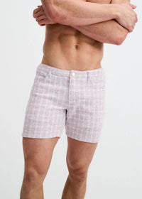 Limited Edition Tweed Jacquard Shorts (Perriwinkle)