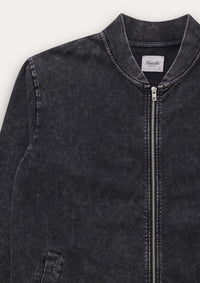 Jersey Bomber Sweatshirt (Fade Black)