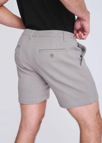 Textured Stretch Chino Short (Lunar)
