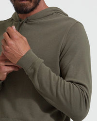 Waffle Hoodie (Military Green)