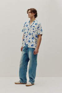 Linen Yacht Shirt (Pegasus Cream)