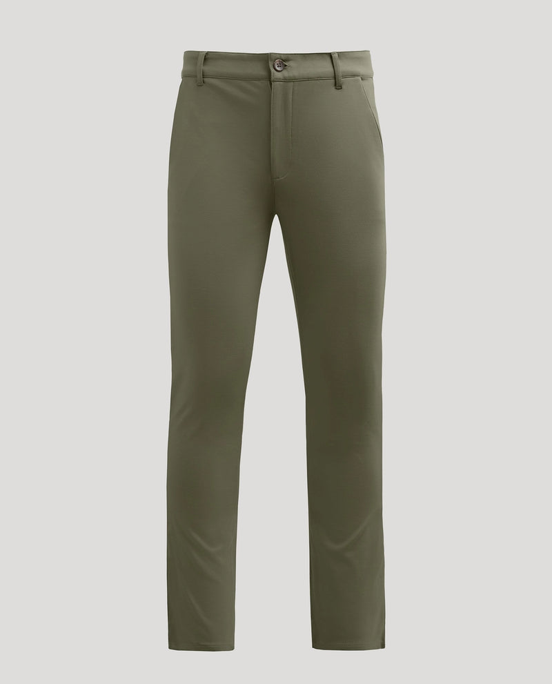 Slim Comfort Knit Chino (Military Green)
